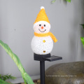 Solar Powered Ground Inserted Snowman Light